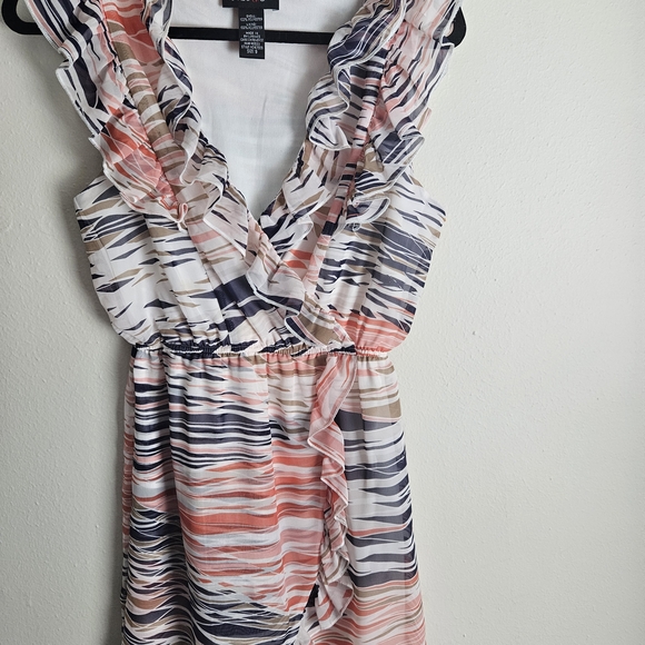 Teeze Me Multicolor Ruffle Dress - Picture 3 of 8